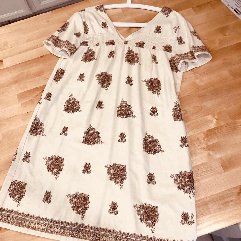 MadeWell Silk Shift Dress w/Pockets Small